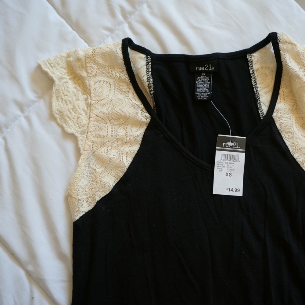 Lace Detail Top
